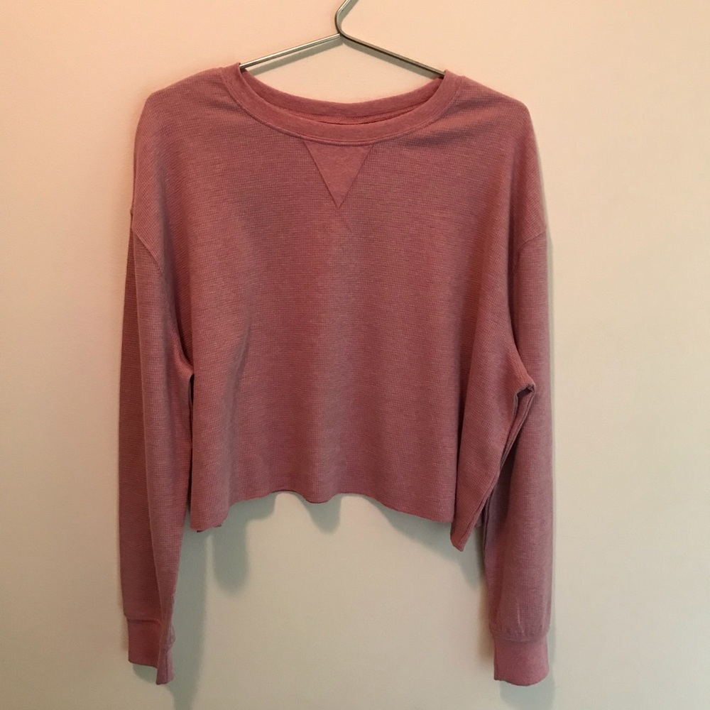 Wild Fable | Cropped Thermal | Pink